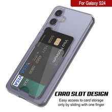 Load image into Gallery viewer, Case de support de carte Galaxy S24 [Série Crystal CardsLot] [Slim Fit] [Clear]
