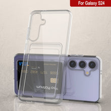 Load image into Gallery viewer, Case de support de carte Galaxy S24 [Série Crystal CardsLot] [Slim Fit] [Clear]
