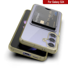 Load image into Gallery viewer, Case de support de carte Galaxy S24 [Série Crystal CardsLot] [Slim Fit] [Yellow]
