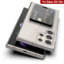 Charger l&#39;image dans la galerie, Galaxy S24 Ultra Card Holder Case [Crystal CardsLot Series] [Slim Fit] [Clear]
