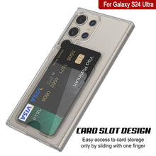 Charger l&#39;image dans la galerie, Galaxy S24 Ultra Card Holder Case [Crystal CardsLot Series] [Slim Fit] [Clear]
