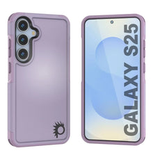 Load image into Gallery viewer, Coque PunkCase pour Galaxy S25, [Série Spartan 2.0] Coque robuste et transparente [Lilas]
