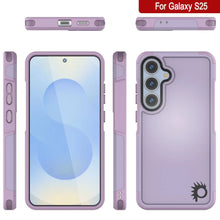 Load image into Gallery viewer, Coque PunkCase pour Galaxy S25, [Série Spartan 2.0] Coque robuste et transparente [Lilas]
