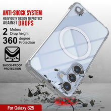 Load image into Gallery viewer, Étui de chargement sans fil magnétique pour Galaxy S25 [Série acrylique transparente] [Antidérapant] pour Galaxy S25 [Transparent]

