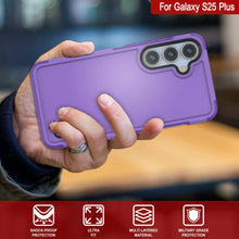 Load image into Gallery viewer, Coque PunkCase pour Galaxy S25+ Plus, [Série Spartan 2.0] Coque robuste et transparente [Violet]
