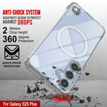 Load image into Gallery viewer, Étui de chargement sans fil magnétique pour Galaxy S25 Plus [Série acrylique transparente] [Antidérapant] pour Galaxy S25 Plus [Transparent]
