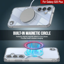 Load image into Gallery viewer, Étui de chargement sans fil magnétique pour Galaxy S25 Plus [Série acrylique transparente] [Antidérapant] pour Galaxy S25 Plus [Transparent]
