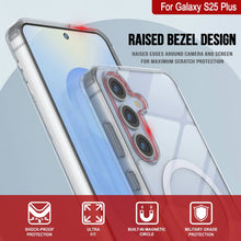 Load image into Gallery viewer, Étui de chargement sans fil magnétique pour Galaxy S25 Plus [Série acrylique transparente] [Antidérapant] pour Galaxy S25 Plus [Transparent]
