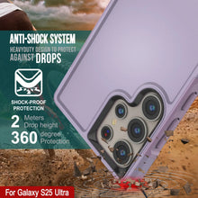 Load image into Gallery viewer, Coque PunkCase pour Galaxy S25 Ultra, [Série Spartan 2.0] Coque transparente robuste et résistante [Lilas]
