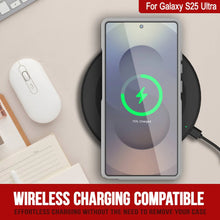 Charger l&#39;image dans la galerie, Coque PunkCase pour Galaxy S25 Ultra, [Série Spartan 2.0] Coque transparente robuste et résistante [Blanc]
