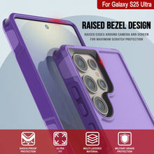 Load image into Gallery viewer, Coque PunkCase pour Galaxy S25 Ultra, [Série Spartan 2.0] Coque robuste et transparente [Violet]
