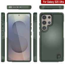 Load image into Gallery viewer, Coque PunkCase pour Galaxy S25 Ultra, [Série Spartan 2.0] Coque transparente robuste et résistante [Vert foncé]
