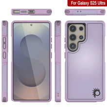 Load image into Gallery viewer, Coque PunkCase pour Galaxy S25 Ultra, [Série Spartan 2.0] Coque transparente robuste et résistante [Lilas]
