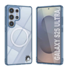 Load image into Gallery viewer, Étui de chargement sans fil magnétique pour Galaxy S25 Ultra [Série acrylique transparente] [Antidérapant] pour Galaxy S25 Ultra [Marine]
