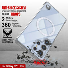 Load image into Gallery viewer, Étui de chargement sans fil magnétique pour Galaxy S25 Ultra [Série acrylique transparente] [Antidérapant] pour Galaxy S25 Ultra [Transparent]
