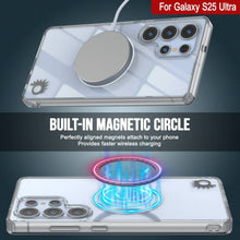 Load image into Gallery viewer, Étui de chargement sans fil magnétique pour Galaxy S25 Ultra [Série acrylique transparente] [Antidérapant] pour Galaxy S25 Ultra [Transparent]
