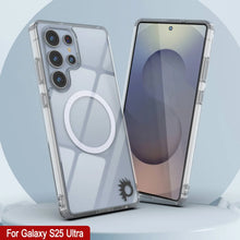 Load image into Gallery viewer, Étui de chargement sans fil magnétique pour Galaxy S25 Ultra [Série acrylique transparente] [Antidérapant] pour Galaxy S25 Ultra [Transparent]
