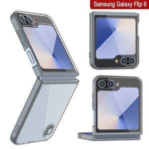 Coque Galaxy Z Flip6 [Série Acrylique Transparente] [Antidérapante] Pour Galaxy Z Flip6 [Gris]