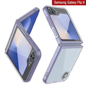 Coque Galaxy Z Flip6 [Série Acrylique Transparente] [Antidérapante] Pour Galaxy Z Flip6 [Lilas]