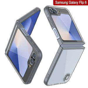 Coque Galaxy Z Flip6 [Série Acrylique Transparente] [Antidérapante] Pour Galaxy Z Flip6 [Gris]