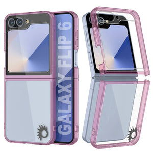 Coque Galaxy Z Flip6 [Série Acrylique Transparente] [Antidérapante] Pour Galaxy Z Flip6 [Rose]