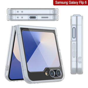 Coque Galaxy Z Flip6 [Série Acrylique Transparente] [Antidérapante] Pour Galaxy Z Flip6 [Blanc]