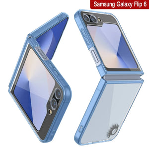 Coque Galaxy Z Flip6 [Série Acrylique Transparente] [Antidérapante] Pour Galaxy Z Flip6 [Bleu]