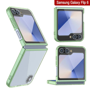 Coque Galaxy Z Flip6 [Série Acrylique Transparente] [Antidérapante] Pour Galaxy Z Flip6 [Vert]