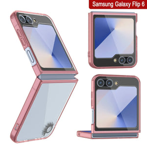 Coque Galaxy Z Flip6 [Série Acrylique Transparent] [Antidérapante] Pour Galaxy Z Flip6 [Rouge]