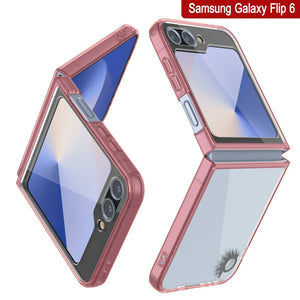 Coque Galaxy Z Flip6 [Série Acrylique Transparent] [Antidérapante] Pour Galaxy Z Flip6 [Rouge]