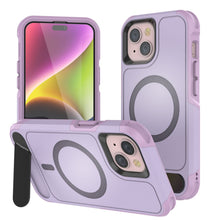 Load image into Gallery viewer, PunkCase Coque pour iPhone 13 [Série Spartan X] Coque robuste avec béquille + MagRing [lilas]
