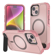 Load image into Gallery viewer, PunkCase Coque pour iPhone 13 [Série Spartan X] Coque robuste avec béquille + MagRing [rose]
