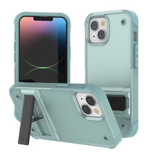 Load image into Gallery viewer, Étui Punkcase pour iPhone 14 Plus [Série Reliance] Couverture hybride de qualité militaire avec support intégré [vert]
