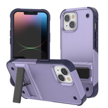 Load image into Gallery viewer, Étui Punkcase iPhone 14 Plus [Série Reliance] Coque robuste hybride de qualité militaire avec béquille intégrée [Violet-Marine]
