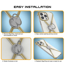 Charger l&#39;image dans la galerie, Coque Pare-chocs Punkcase iPhone 14 Pro Max [Série Backbone] en aluminium ultra mince et minimaliste avec cadre en métal pour iPhone 14 Pro Max (2022) (6,7&quot;) [Or]
