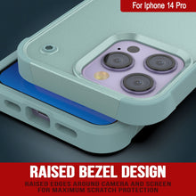 Charger l&#39;image dans la galerie, Coque Punkcase pour iPhone 14 Pro [série Reliance] Étui de protection hybride de qualité militaire avec support intégré [vert]
