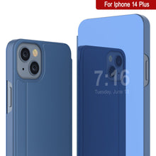 Load image into Gallery viewer, Coque de protection avec rabat Punkcase pour iPhone 14 Plus [Bleu]
