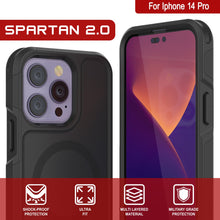 Load image into Gallery viewer, For Iphone 14 Pro SPARTAN 2.0 be SHOCK-PROOF ULTRA MULTI LAYERED MILITARY GRADE PROTECTION FIT MATERIAL PROTECTION 
