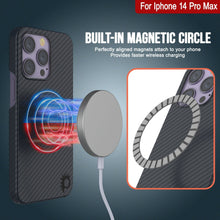 Load image into Gallery viewer, Coque Punkcase en fibre de carbone pour iPhone 14 Pro Max [Série Aramid MagShield] Ultra fine
