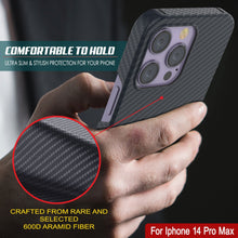 Load image into Gallery viewer, Coque Punkcase en fibre de carbone pour iPhone 14 Pro Max [Série Aramid MagShield] Ultra fine
