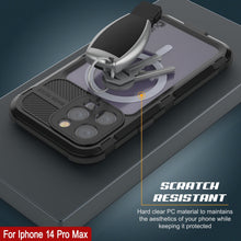 Load image into Gallery viewer, iPhone 14 Pro Max Série Métal Extrême 2.0 Boîtier en Aluminium Étanche IP68 avec Protège-écran intégré [Noir]
