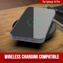 Load image into Gallery viewer, Coque punkcase iPhone 14 Pro Reflecteur, étui de protection à rabat [argent]
