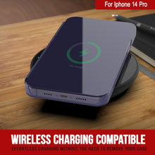 Load image into Gallery viewer, Coque réfléchissante pour iPhone 14 Pro de Punkcase, étui à rabat de protection [violet]
