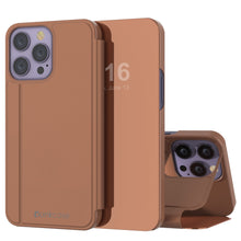 Load image into Gallery viewer, Coque Punkcase pour iPhone 14 Pro, étui à rabat de protection réfléchissant [Rose]
