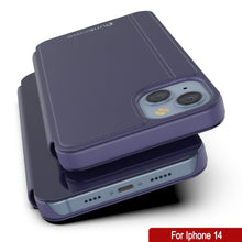 Load image into Gallery viewer, Coque de protection à rabat Punkcase iPhone 14 Reflector [Violet]
