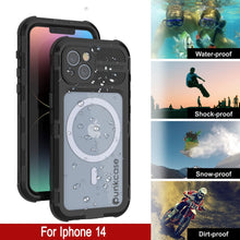 Load image into Gallery viewer, iPhone 14 Série Métal Extrême 2.0 Étui en Aluminium Étanche IP68 Avec Protecteur d&#39;Écran Intégré [Noir]
