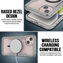 Charger l&#39;image dans la galerie, Étui de protection militaire Punkcase iPhone 15 Armor Stealth MAG Defense, couverture multicouche de qualité supérieure [gris]
