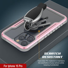 Load image into Gallery viewer, Pochette de protection Punkcase iPhone 15 Pro Armor Stealth MAG Defense - Coque militaire de qualité supérieure à plusieurs couches [or rose]

