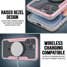 Load image into Gallery viewer, Pochette de protection Punkcase iPhone 15 Pro Armor Stealth MAG Defense - Coque militaire de qualité supérieure à plusieurs couches [or rose]
