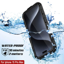 Load image into Gallery viewer, Coque étanche en aluminium pour iPhone 16 Pro Max Metal Extreme 2.0 Series IP68 avec protection d&#39;écran intégrée [Noir]
